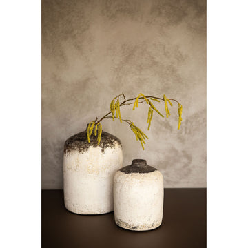 Vase – Weiße Terrakotta-Keramik, Runde Form, Hoch – Joseph | PTMD