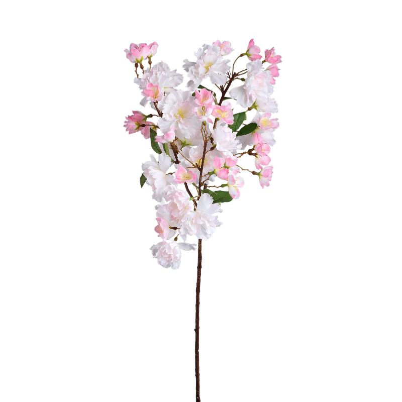 Kirschblüte – Leuchtend rosafarbener Blütenzweig aus Stoff, Kunststoff und Viskose | PTMD
