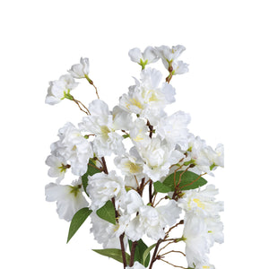 Kirschblüte – Weißer Blütenzweig aus Stoff, Metall, Kunststoff und Viskose | PTMD