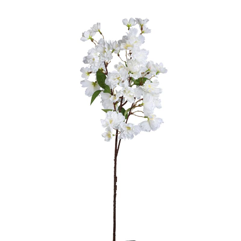 Kirschblüte – Weißer Blütenzweig aus Stoff, Metall, Kunststoff und Viskose | PTMD