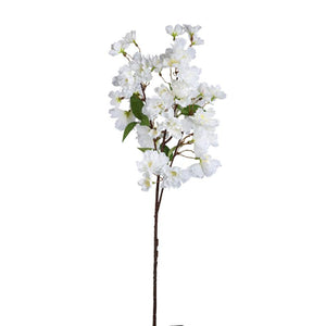 Kirschblüte – Weißer Blütenzweig aus Stoff, Metall, Kunststoff und Viskose | PTMD