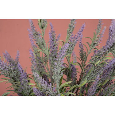 Kunstpflanze - Violetter Lavendel Spray, Kunststoff, Handgefertigt | PTMD