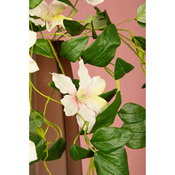 Gartenblume – Lila Glockenblumen-Spray, Stoff, Kunststoff, Handgefertigt | PTMD