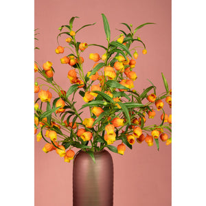 Lilienblume – Orange Lantern Blossom Branch made of Fabric and Plastic | PTMD