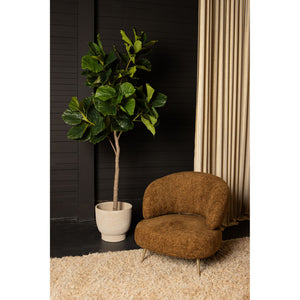 Tree green with ficus tree, potted and plastic, M | PTMD