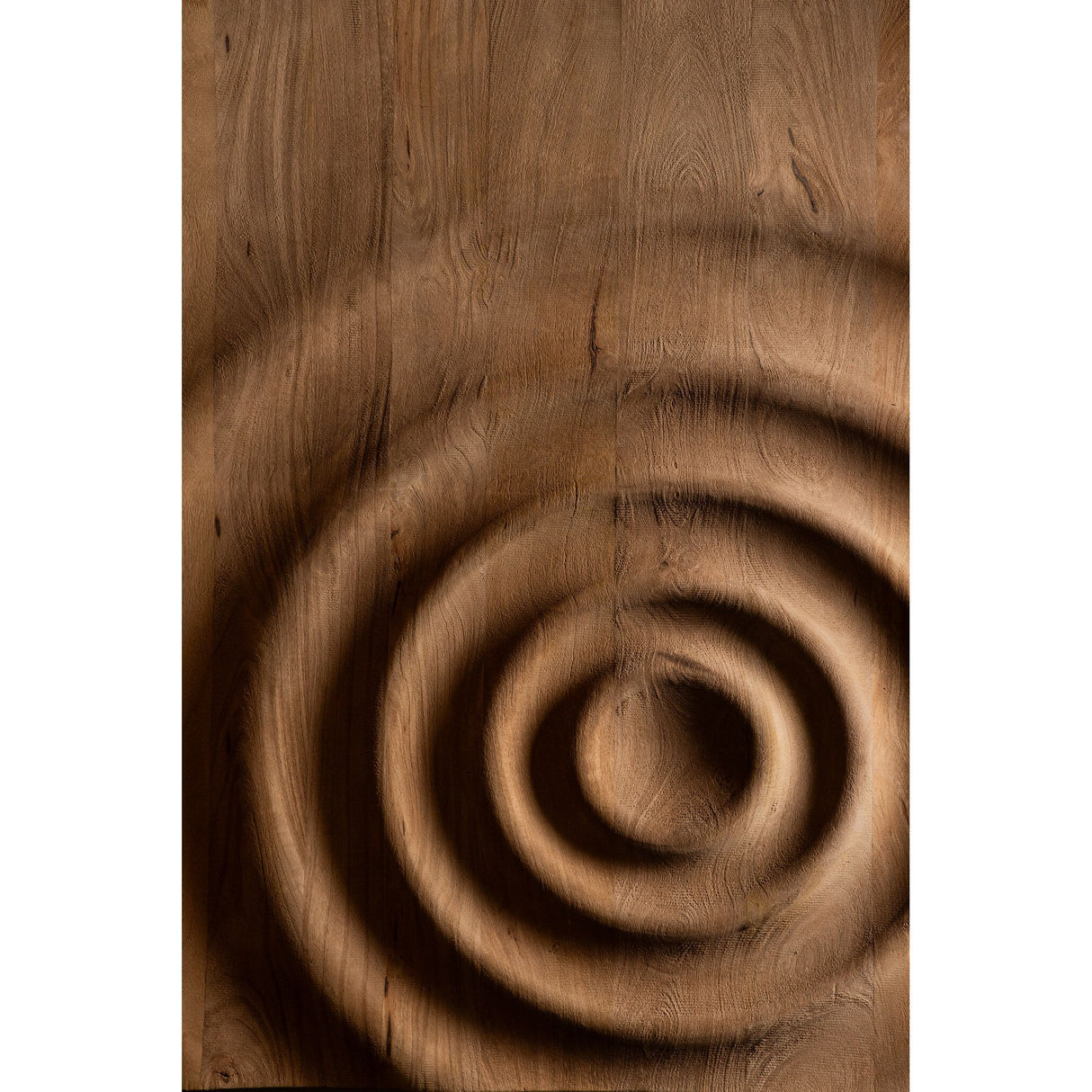 Mango Wood Wall Panel, Rectangular Design, Handmade, Natural Finish, L – Mattin | PTMD