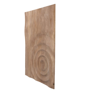 Mango Wood Wall Panel, Rectangular Design, Handmade, Natural Finish, L – Mattin | PTMD