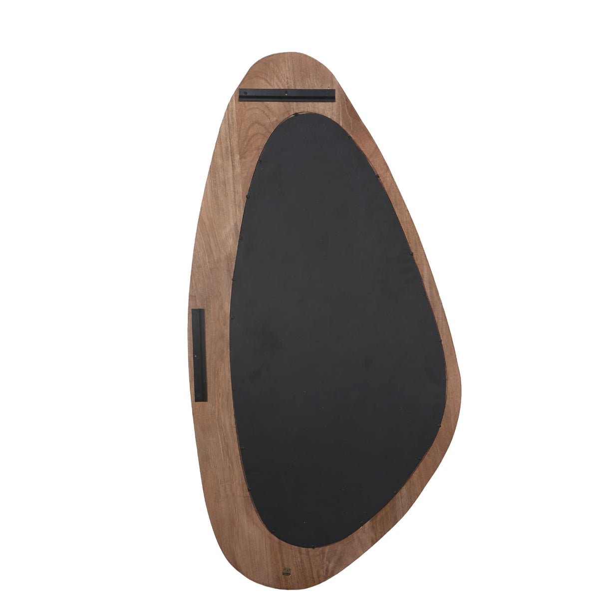 Spiegel – Organisches Design, Dreieckige Form, Mangoholz Material, Natur – Santin | PTMD