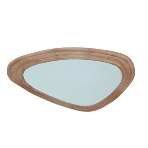 Spiegel – Organisches Design, Dreieckige Form, Mangoholz Material, Natur – Santin | PTMD