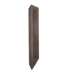 Wandspiegel aus Mangoholz mit rechteckiger Form, Braun-Finish, L – Nicka | PTMD