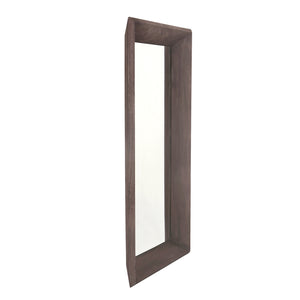Wandspiegel aus Mangoholz mit rechteckiger Form, Braun-Finish, L – Nicka | PTMD