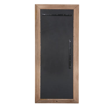 Wandspiegel aus Mangoholz mit rechteckiger Form, Natur-Finish, L – Nicka | PTMD
