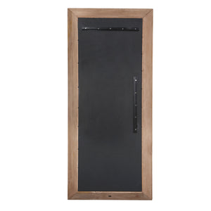 Wandspiegel aus Mangoholz mit rechteckiger Form, Natur-Finish, L – Nicka | PTMD