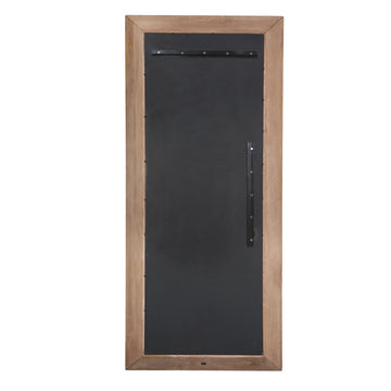 Wandspiegel aus Mangoholz mit rechteckiger Form, Natur-Finish, L – Nicka | PTMD