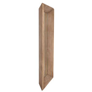Wandspiegel aus Mangoholz mit rechteckiger Form, Natur-Finish, L – Nicka | PTMD