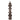 Mango wood floor lamp with brown tone and solid round design – Callain | PTMD
