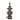 Tischlampe – Rundes Design, Mangoholz, Stabile Basis, Braun – Callain | PTMD