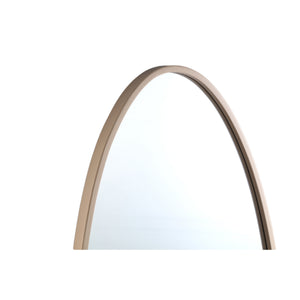 Spiegel – Schlichtes Design, Ovale Form, Stahl Material, Sand, L – Serine | PTMD