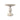 Beistelltisch rund, klassisches Design, cremefarbenes Finish – Muza | PTMD