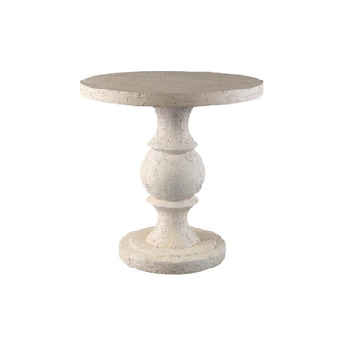 Side table round, classic design, cream finish - Muza | PTMD