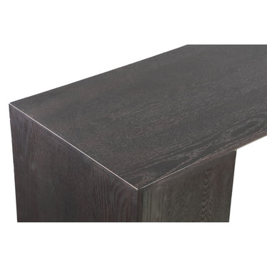 Beistelltisch – MDF, rechteckig, asymmetrisches Design, schwarz – Arivo | PTMD