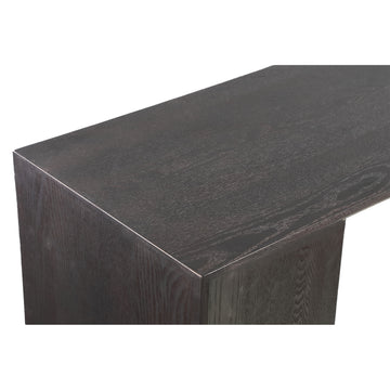 Beistelltisch – MDF, rechteckig, asymmetrisches Design, schwarz – Arivo | PTMD