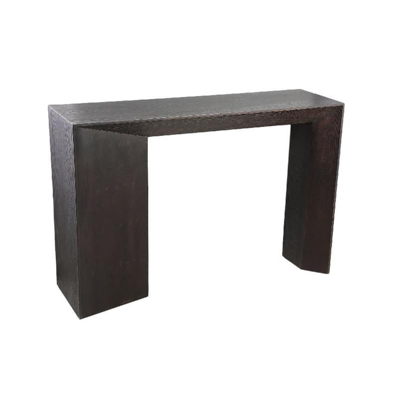 Side Table – MDF, Rectangular, Asymmetrical Design, Black – Arivo | PTMD