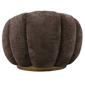 Armchair – Euphoria Upholstery, Antelope Finish, Gold Metal Frame – Daisy | PTMD