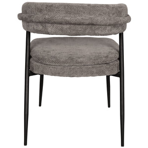 Esszimmerstuhl – Stein Farbton, Stoff Material, Modernes Design – Helsinki | PTMD