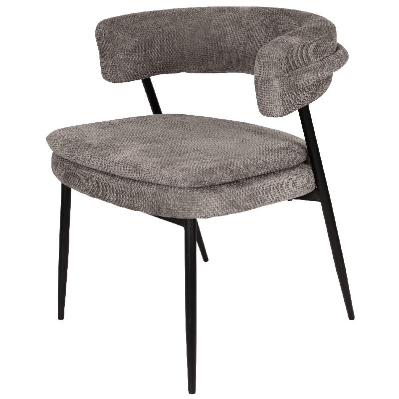 Esszimmerstuhl – Stein Farbton, Stoff Material, Modernes Design – Helsinki | PTMD