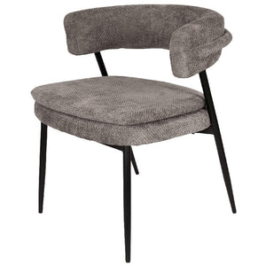 Esszimmerstuhl – Stein Farbton, Stoff Material, Modernes Design – Helsinki | PTMD