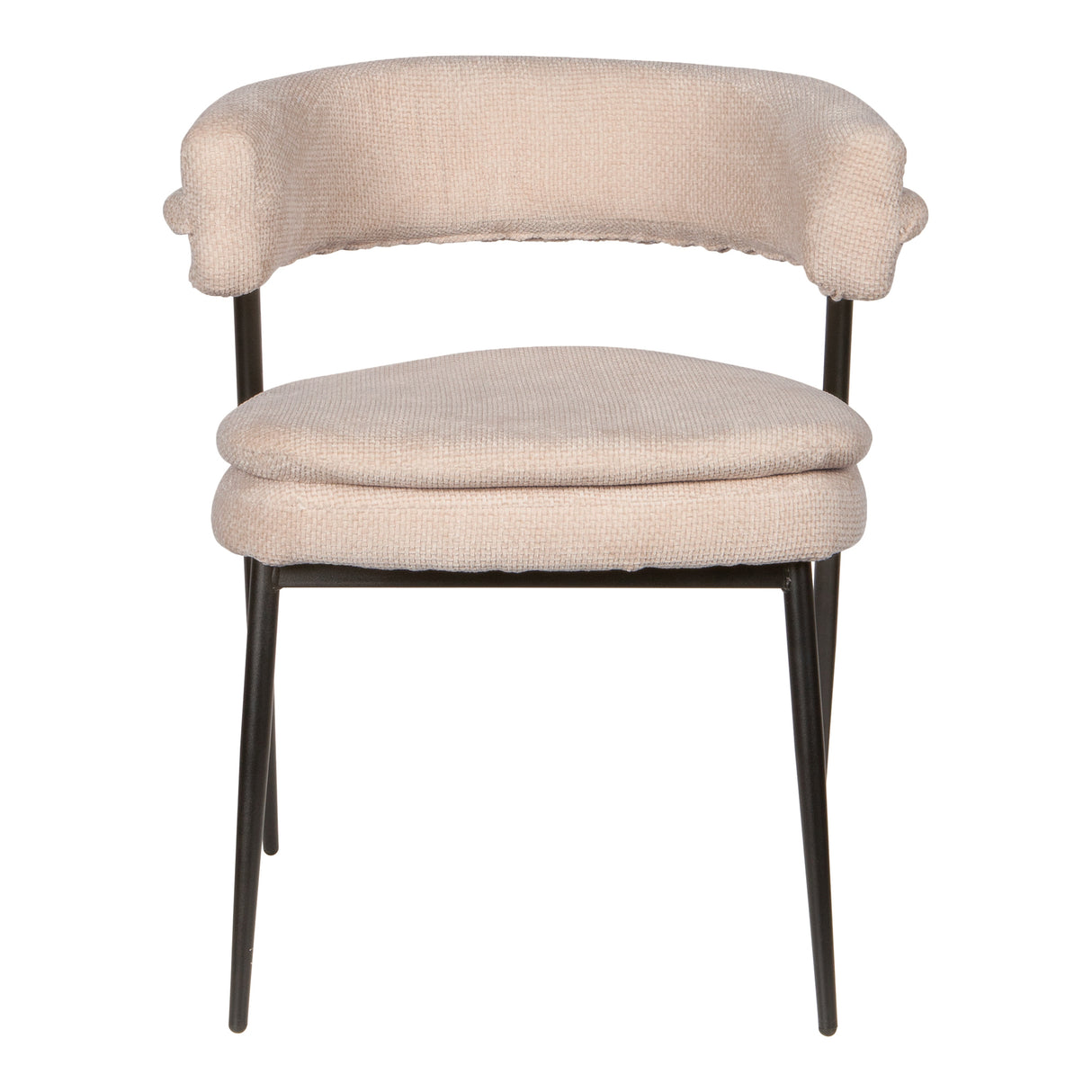 Esszimmerstuhl – Creme Farbton, Stoff Material, Modernes Design – Helsinki | PTMD