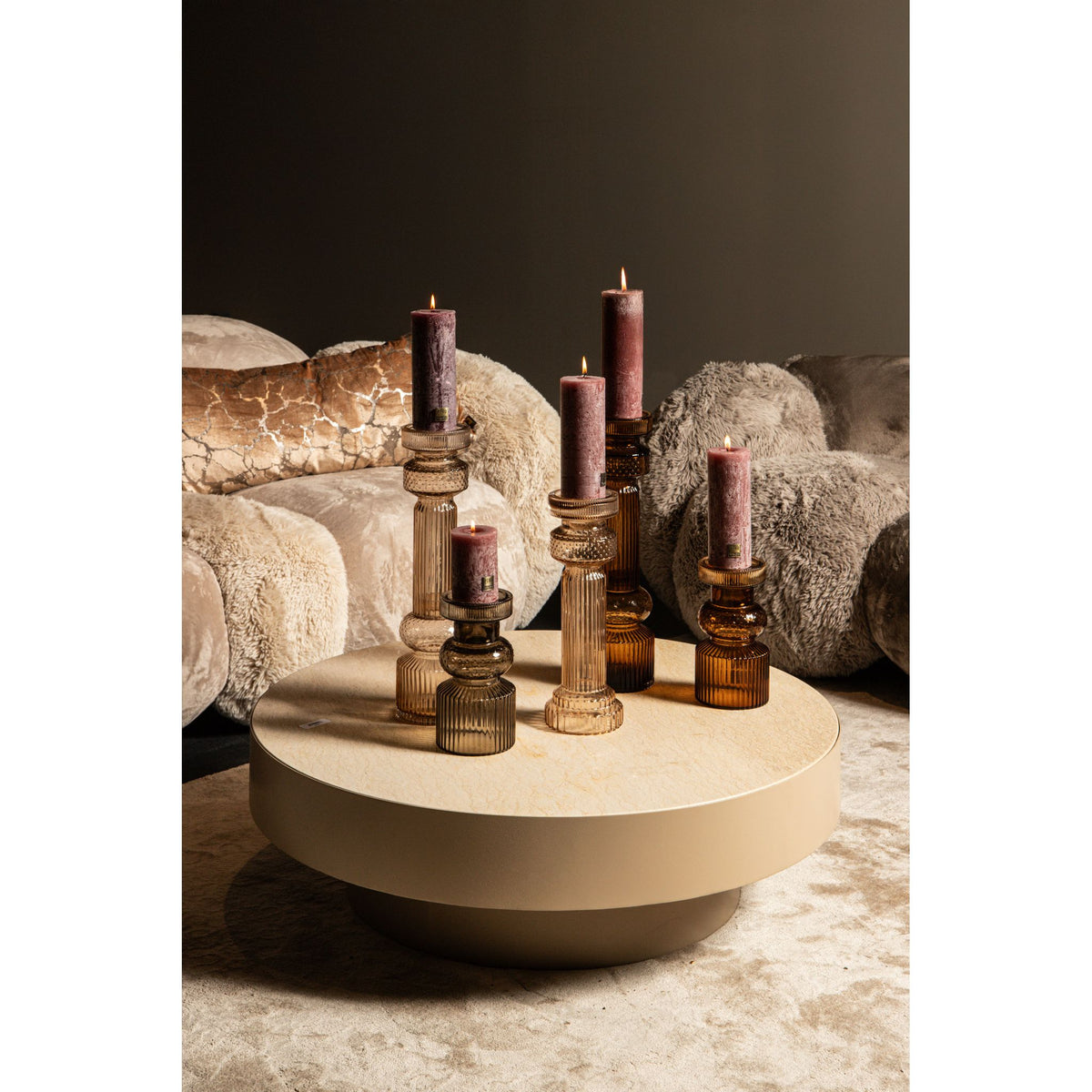 Coffee Table – Marble Slab, Square Design, Elegant Surface – Corfu | PTMD