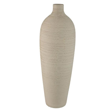 Vase – Stoneware Ceramic, Bottle Design, White, XS – Cavinn | PTMD