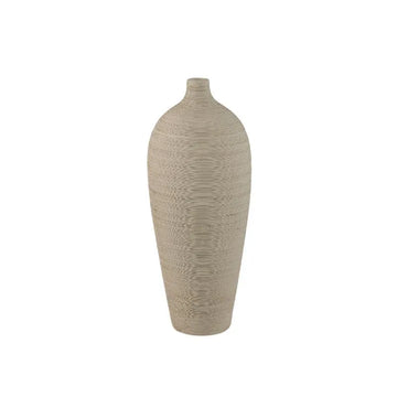 Vase – Stoneware Ceramic, Bottle Design, White, XS – Cavinn | PTMD