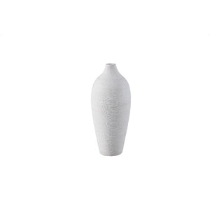 Vase – Stoneware Ceramic, Bottle Design, White, XS – Cavinn | PTMD