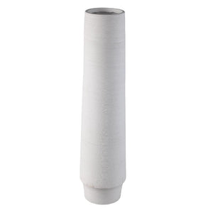 Vase - Stoneware Ceramic, Matte Design, White Color, L - Zonna | PTMD