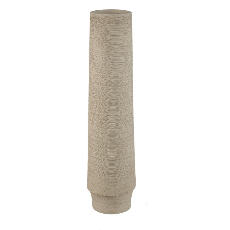 Vase – Steinzeug Keramik, Mattes Design, Beige Farbe, L – Zonna | PTMD
