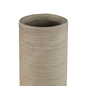 Vase – Stoneware Ceramic, Matt Design, Beige Color, S – Zonna | PTMD