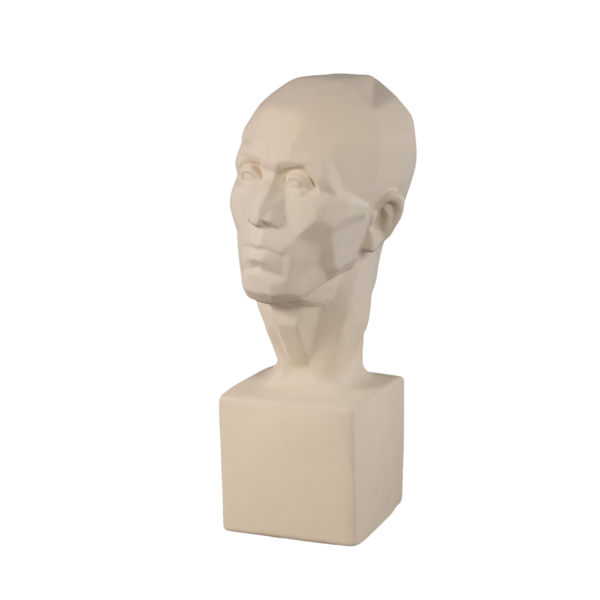 Statue – Menschen Design, Keramik Material, Matt Oberfläche, Taupe – Dorin | PTMD