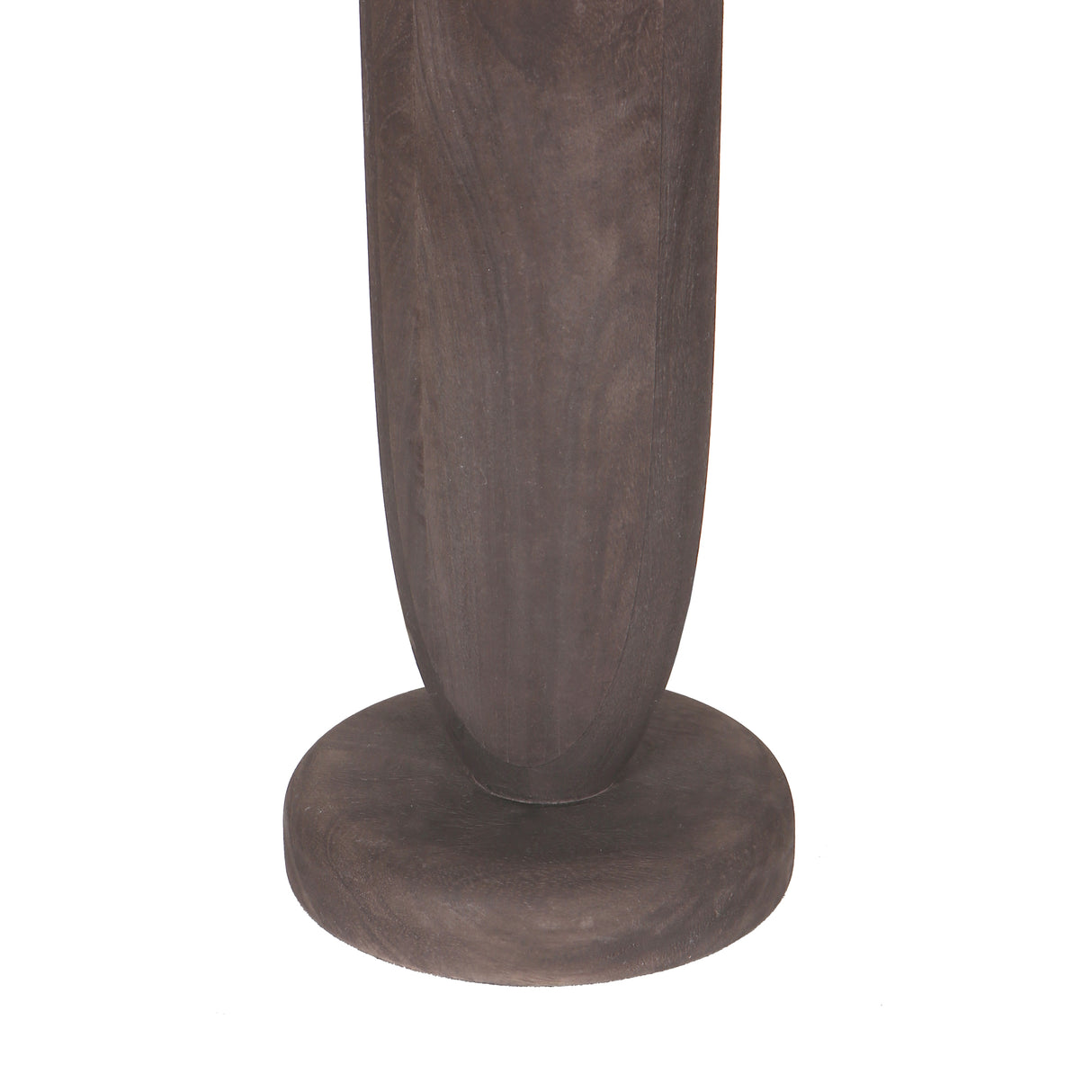 Mango wood table lamp with brown shade and simple, round design – Lorinne | PTMD