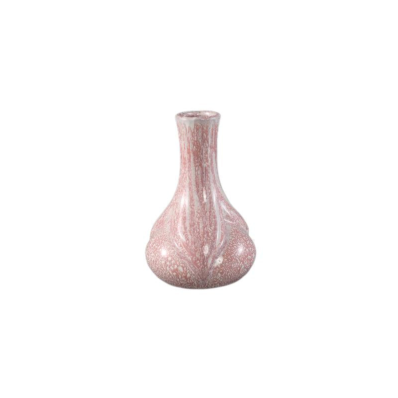 Vase – Pink, Round Shape, Tapered Opening, Ceramic, S – Hailey | PTMD