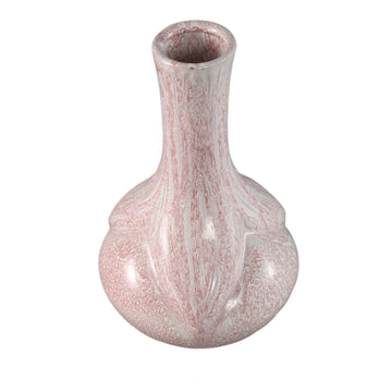 Vase – Pink, Round Shape, Tapered Opening, Ceramic, L – Hailey | PTMD