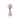 Vase - Ceramic material, Flower shape design, Pink color, L - Minerva | PTMD