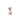 Vase – Ceramic Material, Floral Design, Pink Color, S – Dolores | PTMD