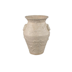 Jug – Beige Surface, Round Shape, Rough Texture, Ceramic, M – Leandra | PTMD