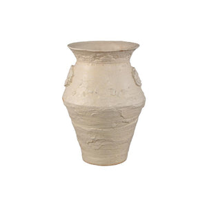 Jug – Beige Surface, Round Shape, Rough Texture, Ceramic, L – Leandra | PTMD
