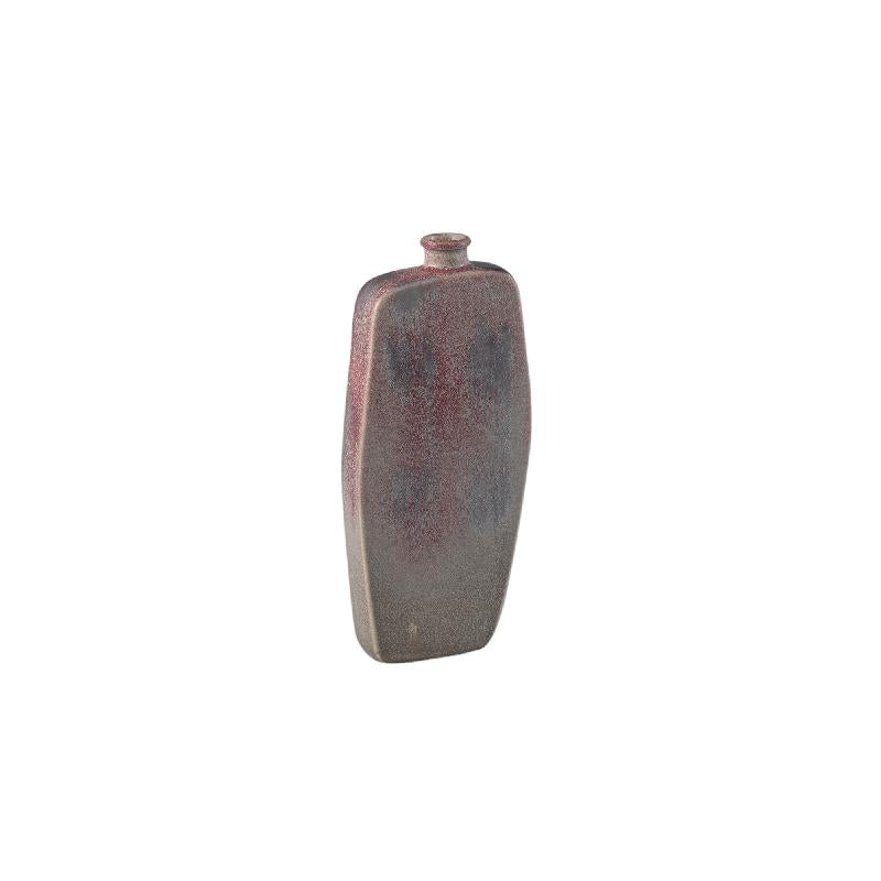 Vase – Fliederfarbene Oberfläche, Runde Form, Flaschenform, Keramikmaterial, S – Amalie | PTMD