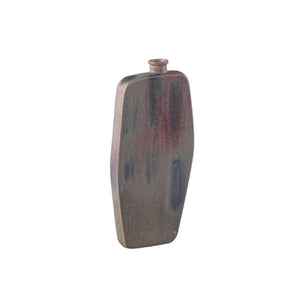 Vase – Fliederfarbene Oberfläche, Runde Form, Flaschenform, Keramikmaterial, L – Amalie | PTMD