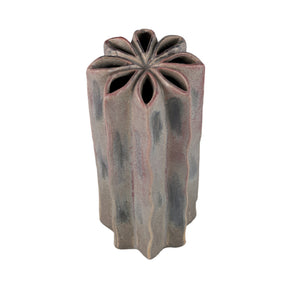 Vase – Runde Form, Keramik Material, Mehrloch Design, Lila, L  – Marte | PTMD